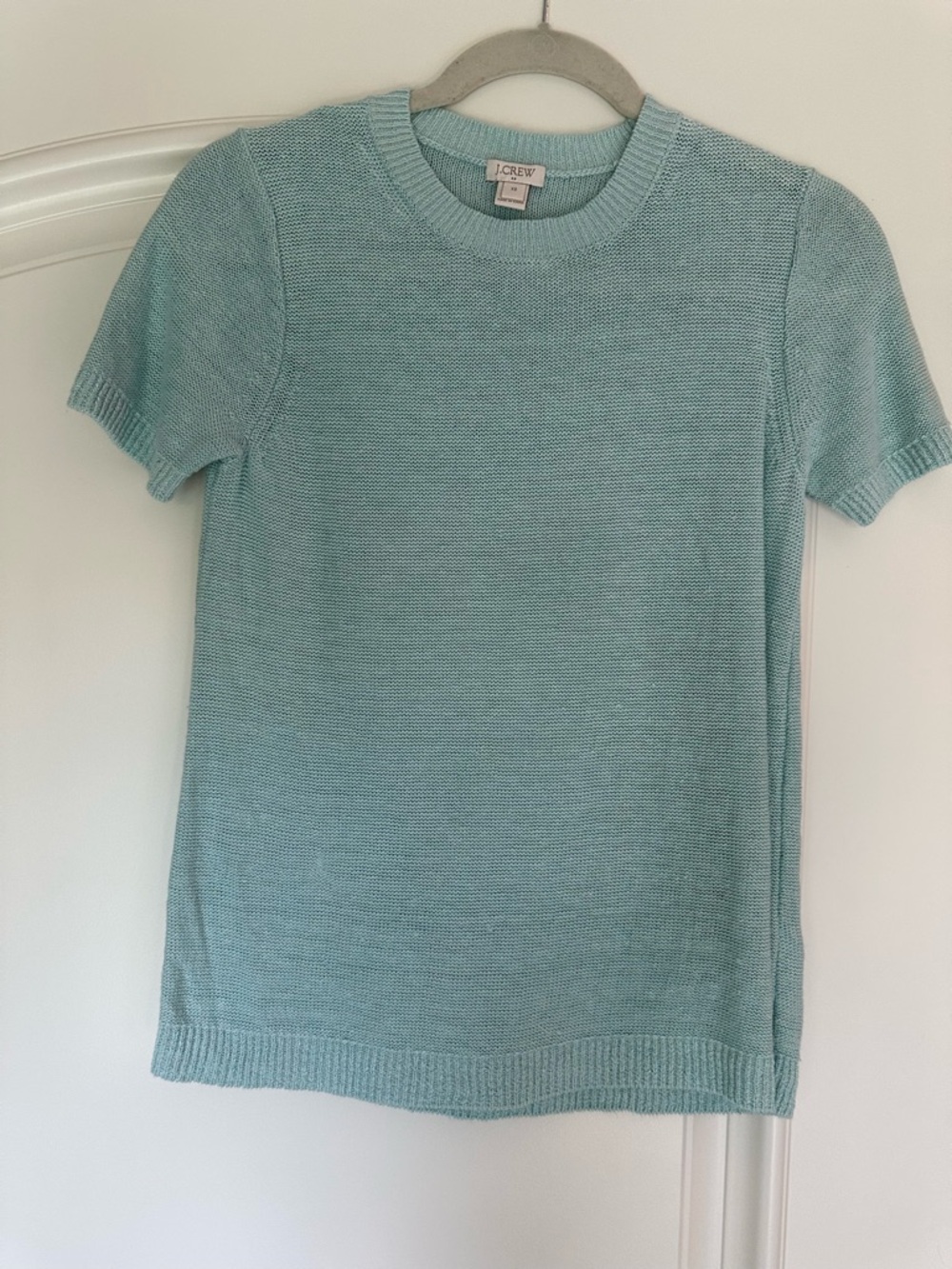 J.Crew Mint Crewneck Short-Sleeve Knit Top